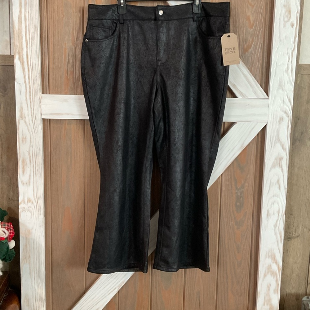 Frye & Co. Leather Look Pants
